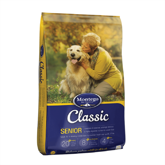 Montego Classic Senior Dog Food Pet Spaza